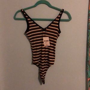 Stripped Bodysuit